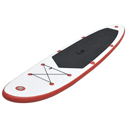 Aisifx Inflatable Stand Up Paddleboard Set Red and White