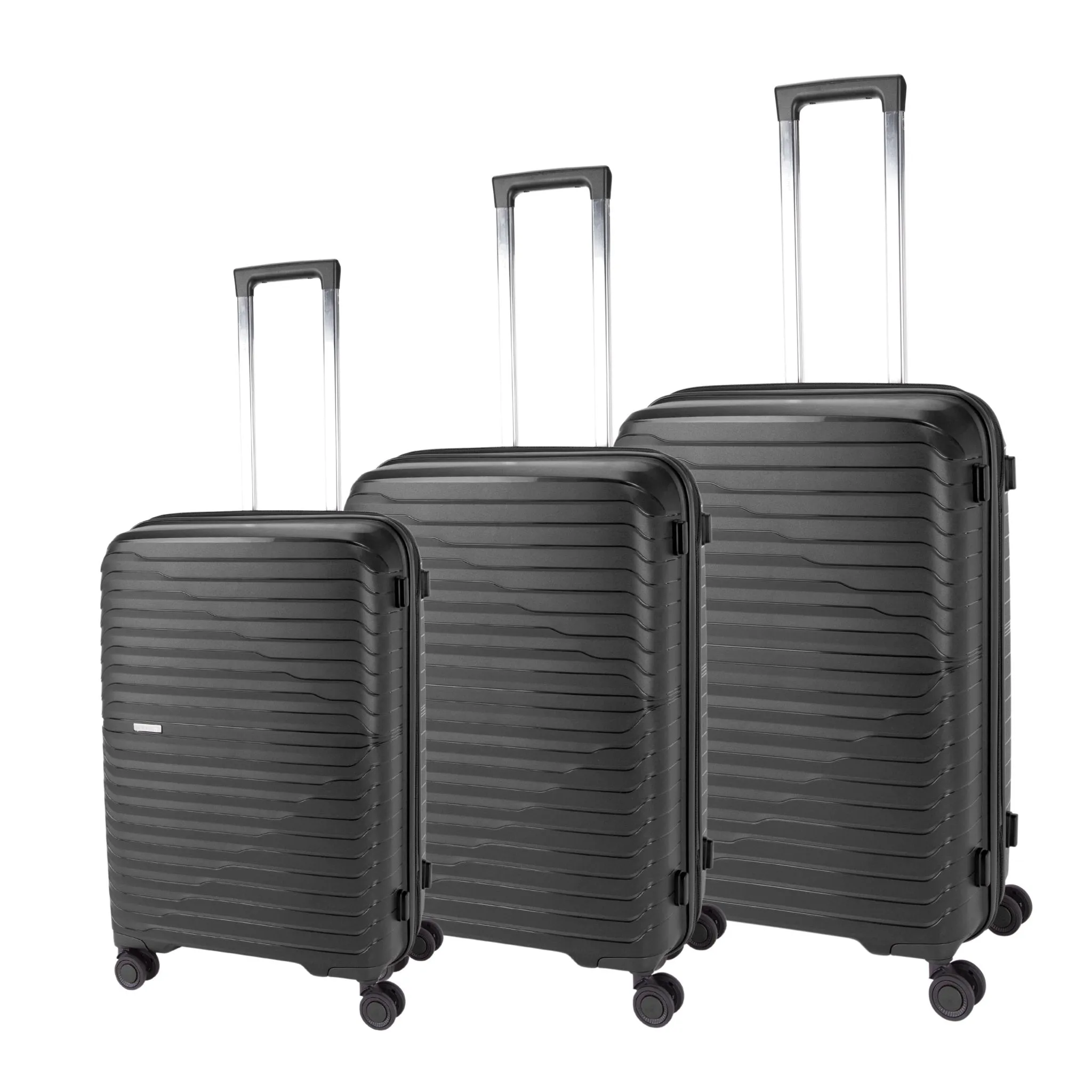 Basel Suitcase Set of 3-Dark Grey