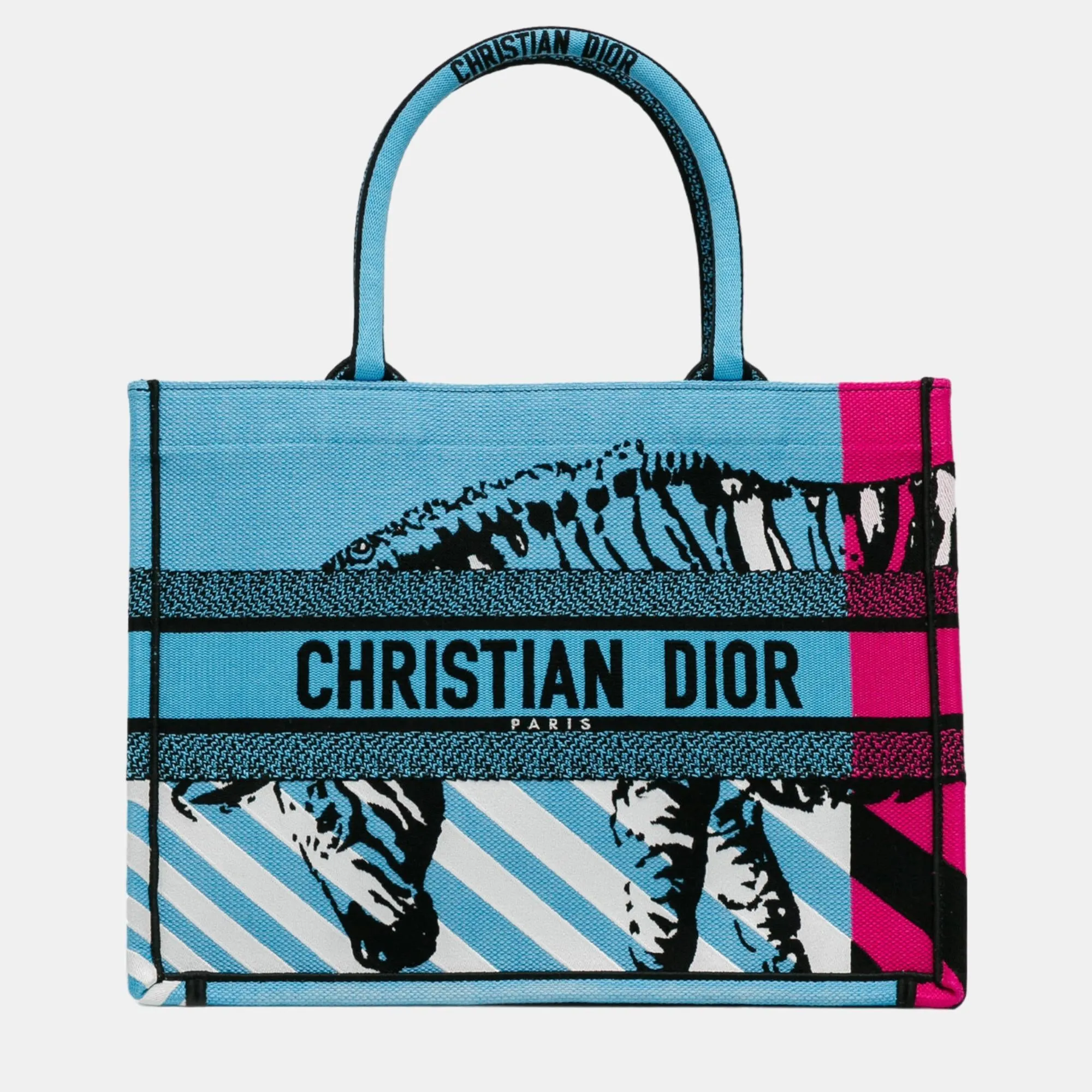 Blue Medium D-Jungle Pop Book Tote