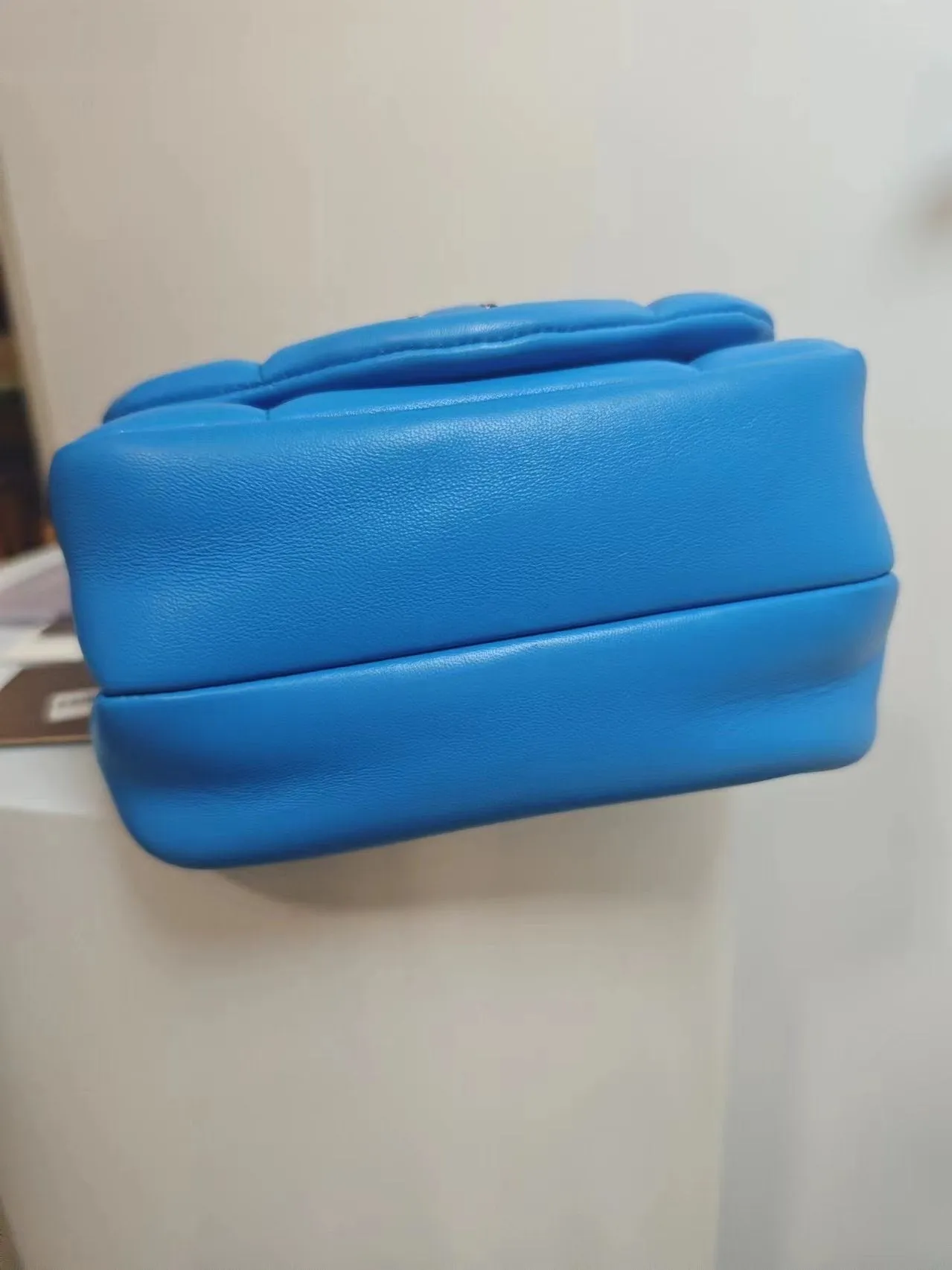 Bvlgari Blue Top Handle Bag Medium