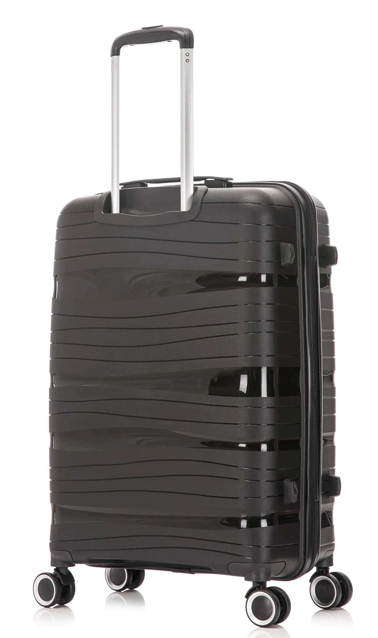 Cabin Spinner Suitcase - Crack Resistant - PP801 - Black