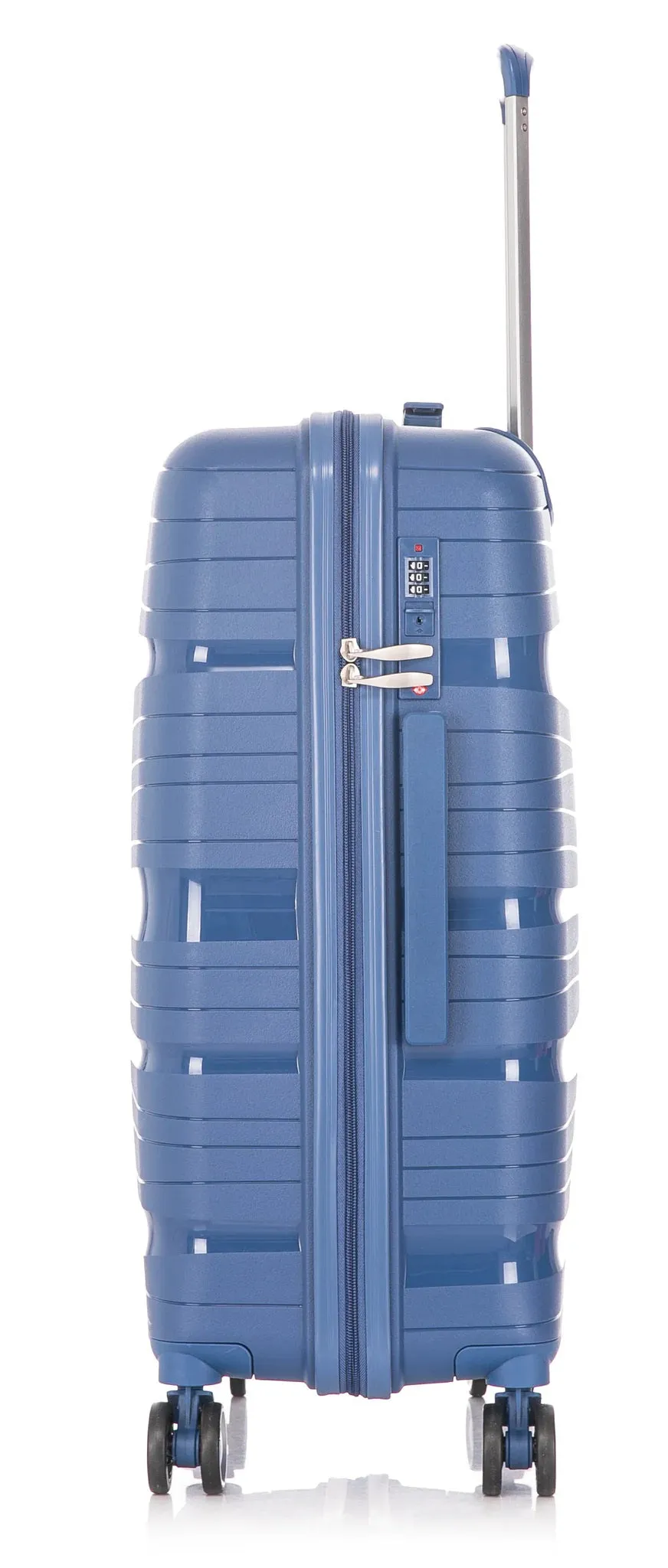 Cabin Spinner Suitcase - Crack Resistant - PP801 - Blue