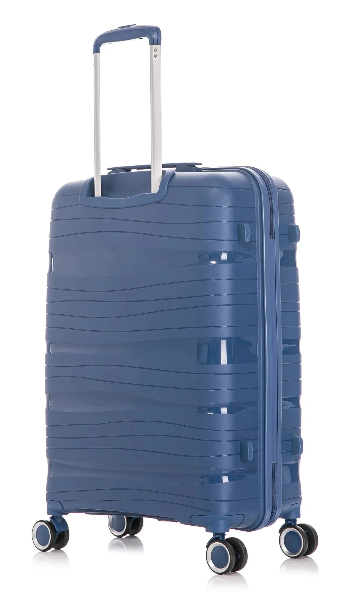 Cabin Spinner Suitcase - Crack Resistant - PP801 - Blue