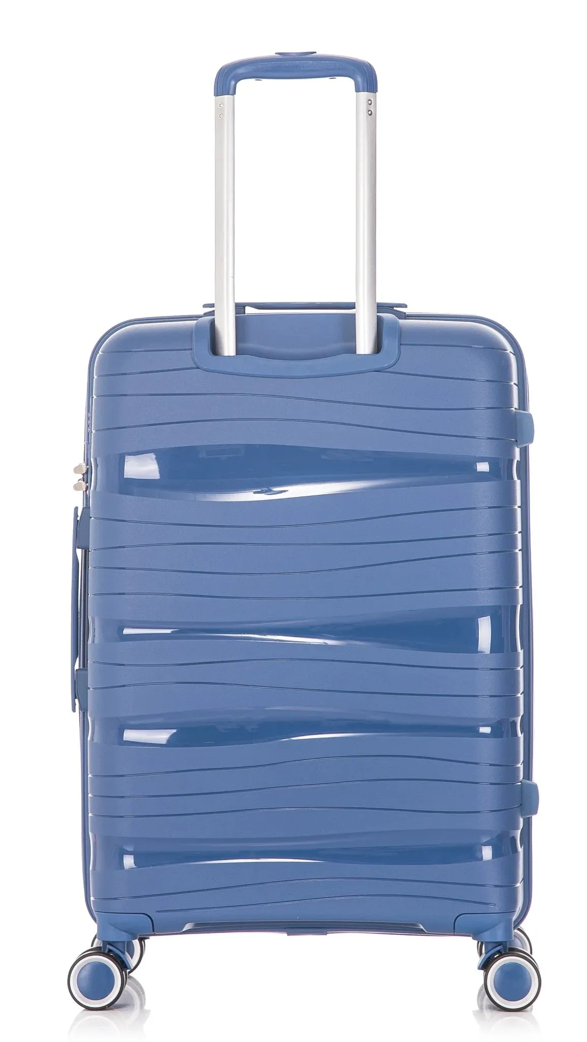 Cabin Spinner Suitcase - Crack Resistant - PP801 - Blue