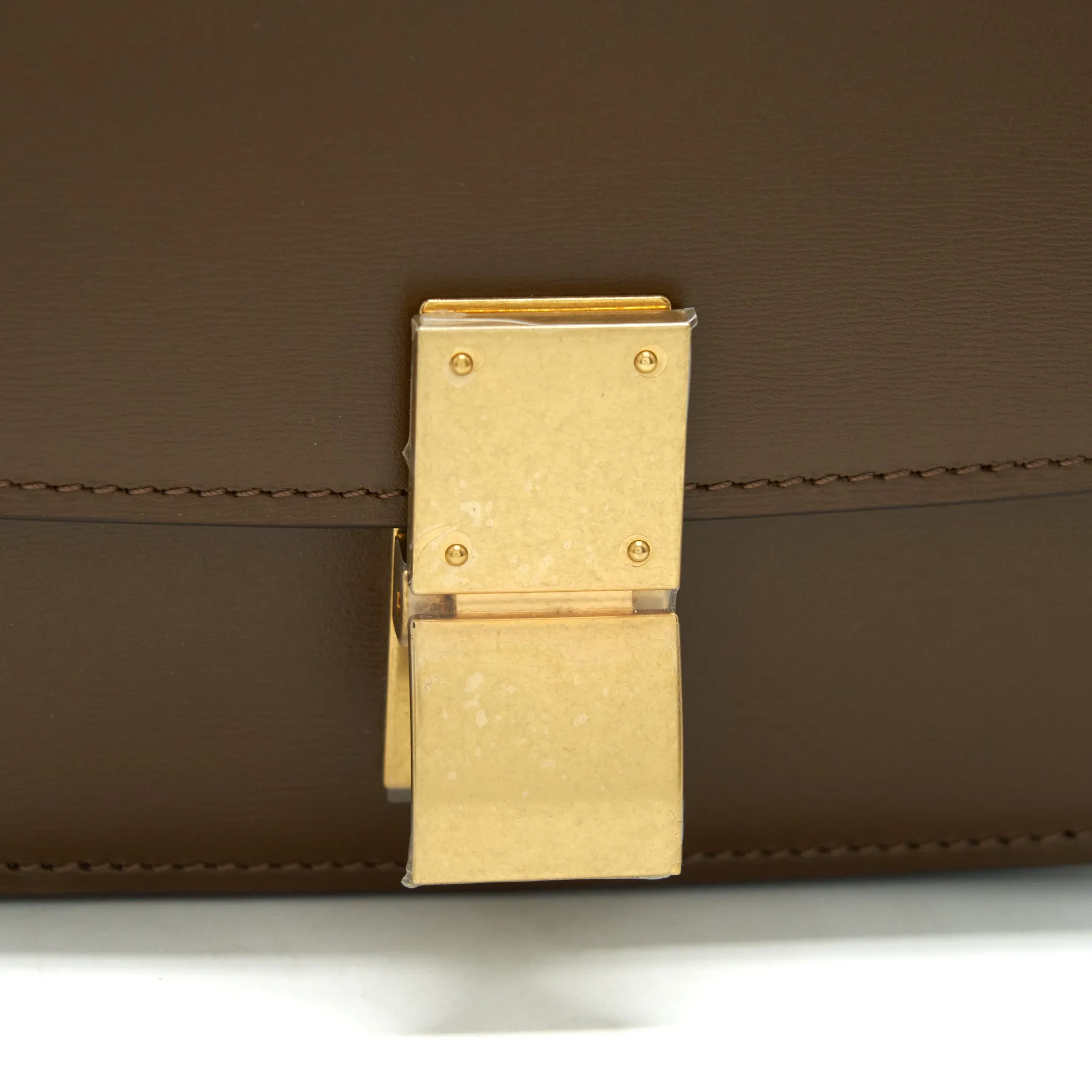 Celine Small Classic Box Bag camel