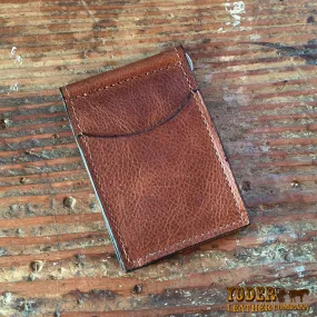 Cowhide Brown Skinny Clip