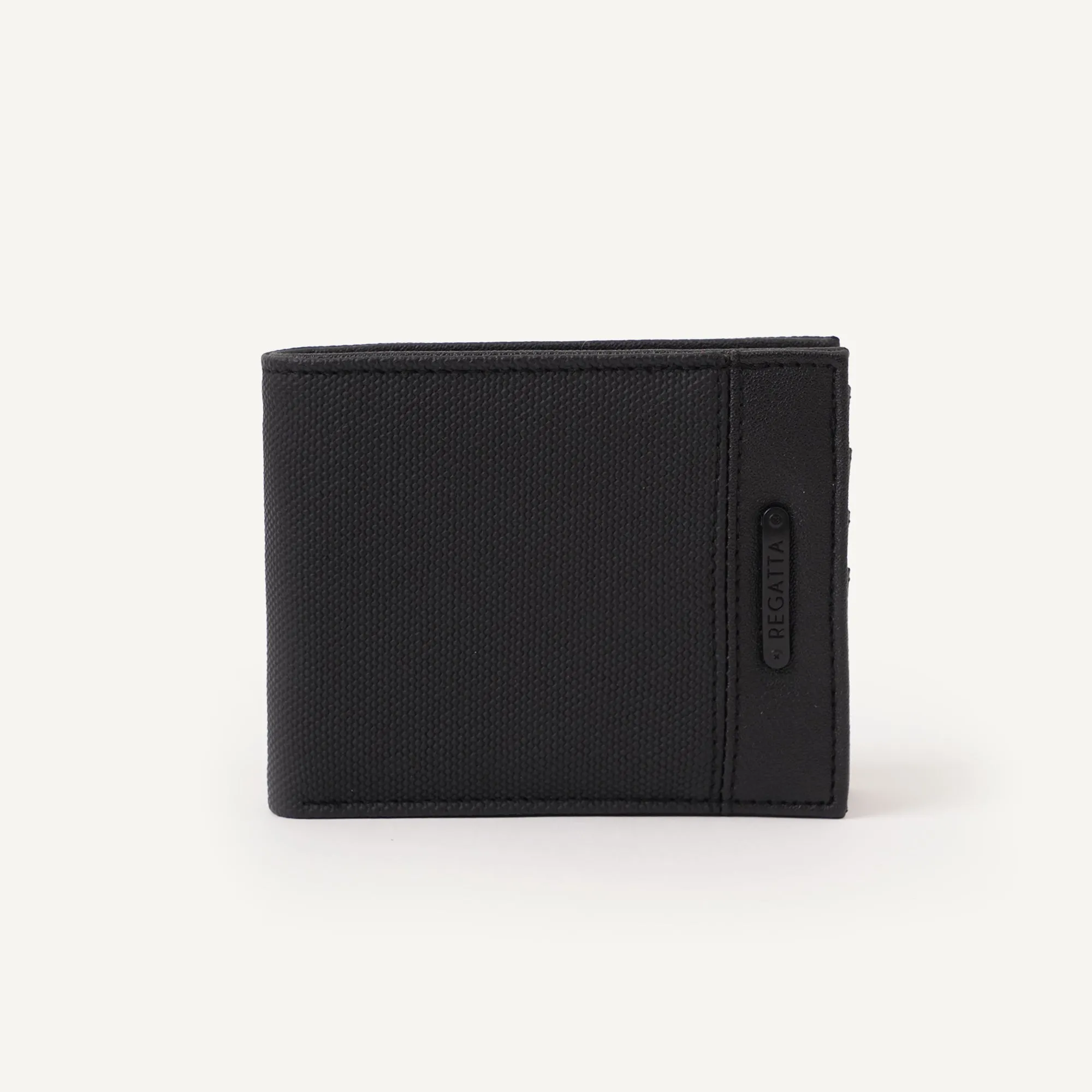 Cut & Sew Textured Bi-Fold Wallet