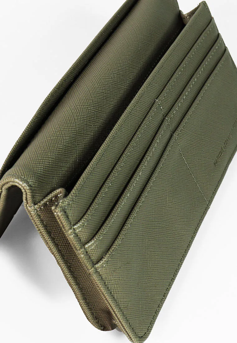 DAZ Green Men's Long Wallet