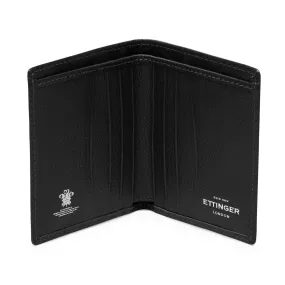 Ettinger Black Capra Leather Mini Wallet