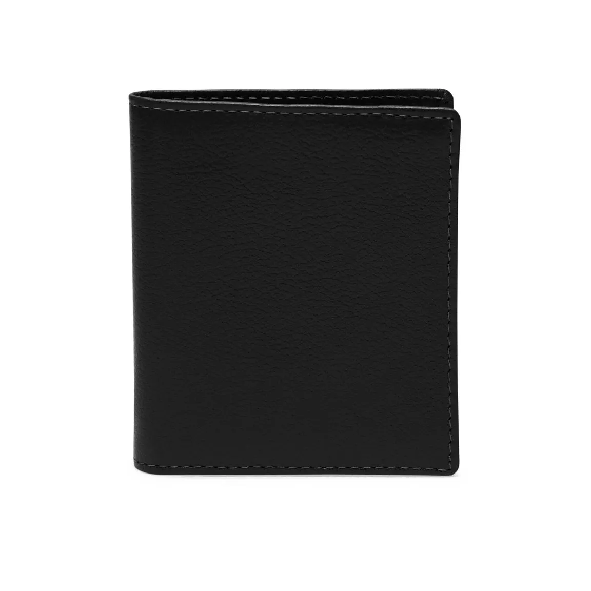 Ettinger Black Capra Leather Mini Wallet