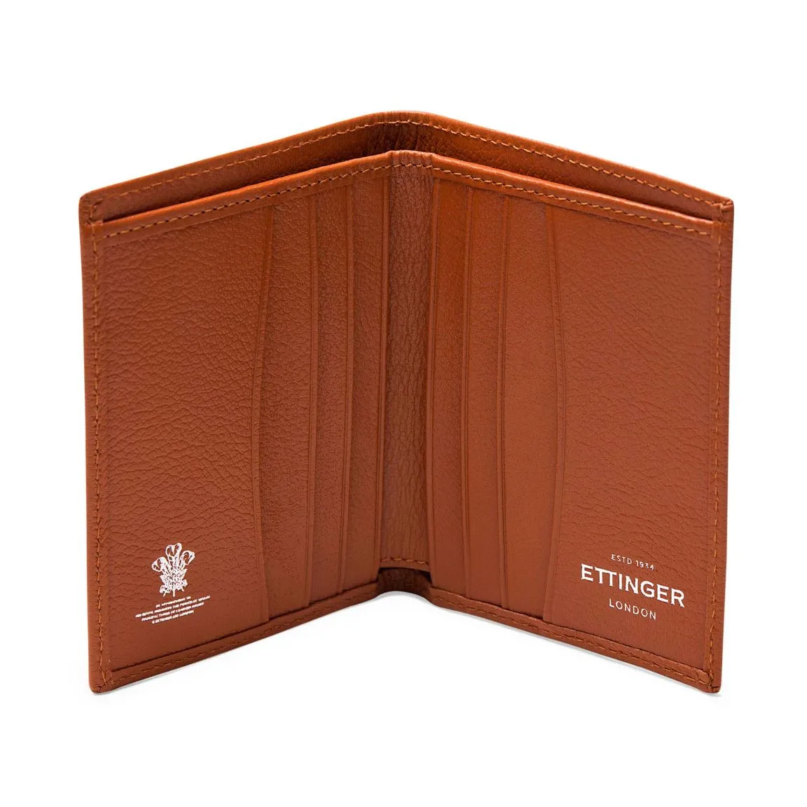 Ettinger Tan Capra Leather Mini Wallet