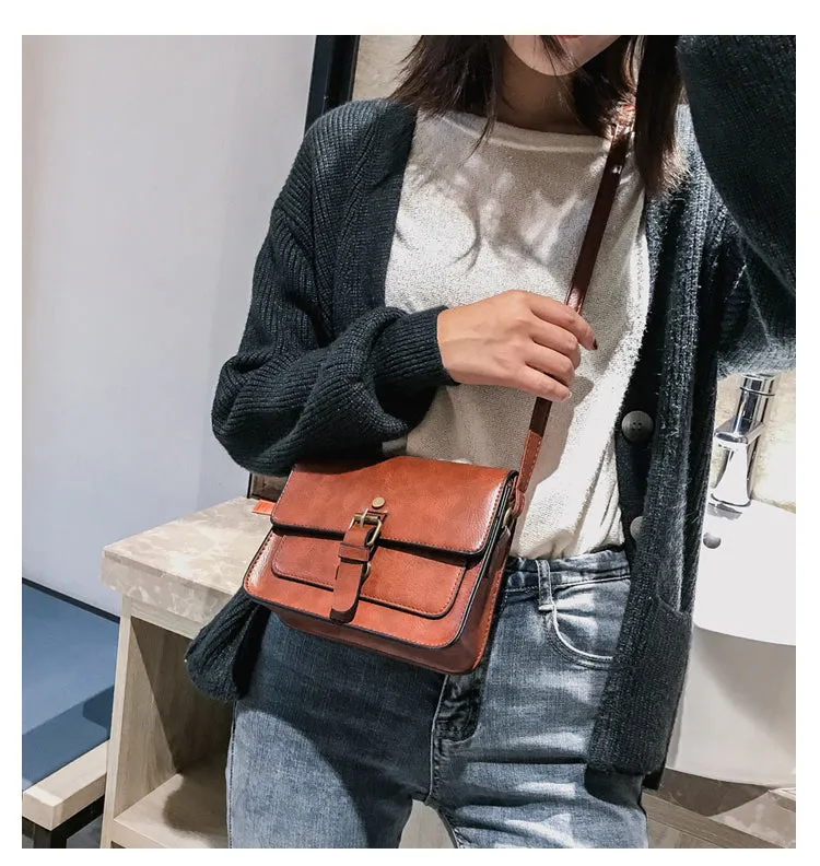 Flap Fashion Casual Leather Shoulder Bags