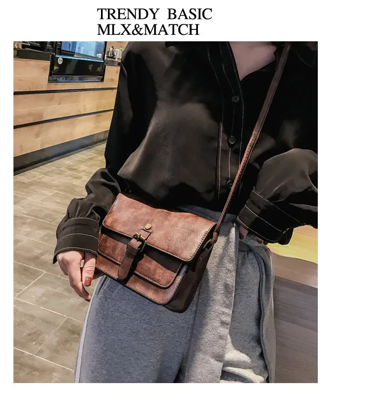 Flap Fashion Casual Leather Shoulder Bags