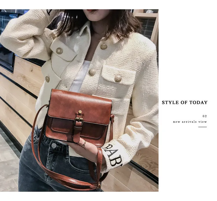 Flap Fashion Casual Leather Shoulder Bags