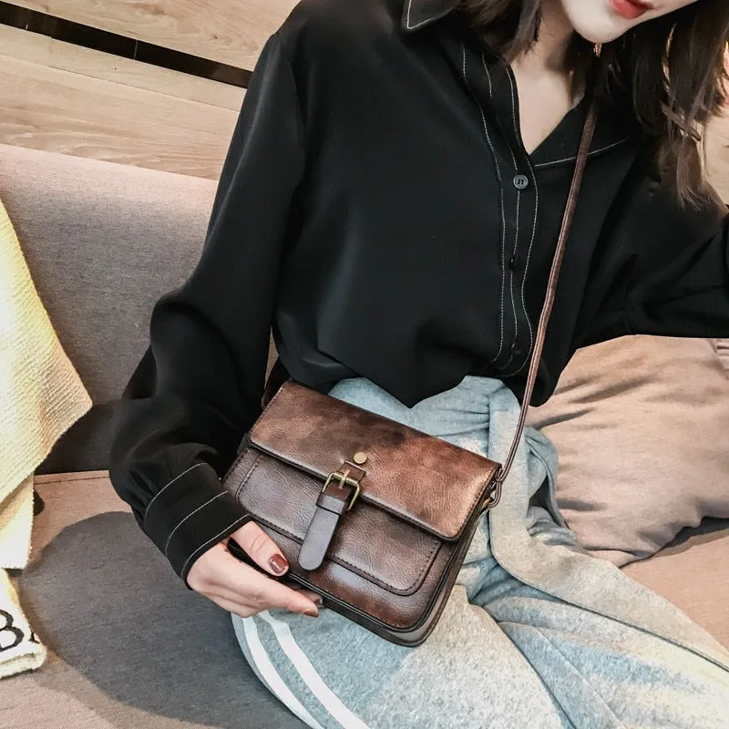 Flap Fashion Casual Leather Shoulder Bags