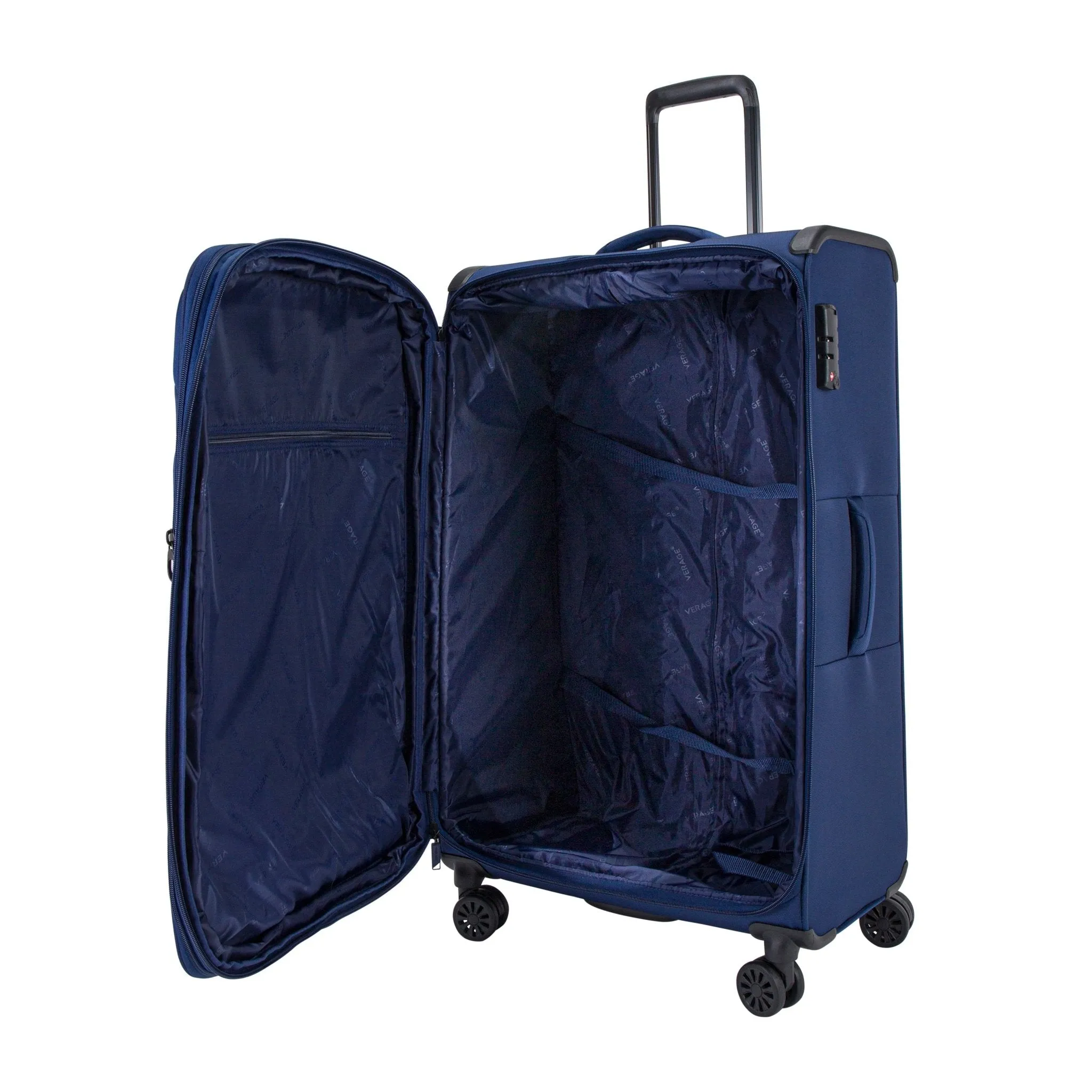 Greenwich Softcase Trolley Set Of 3 Navy