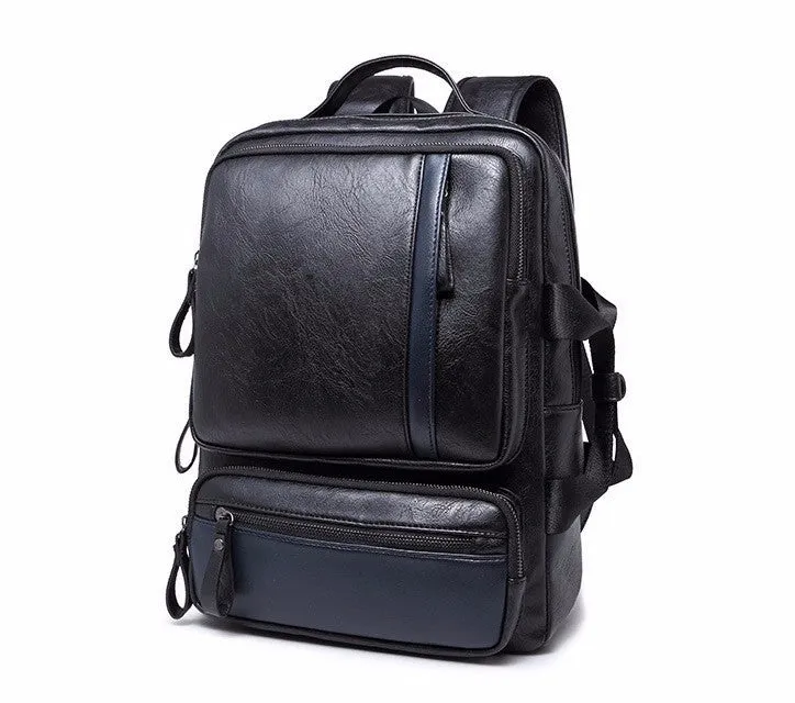 High Quality Vintage Leather Men's Backpack