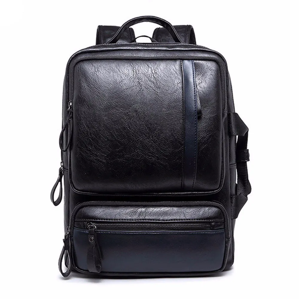 High Quality Vintage Leather Men's Backpack