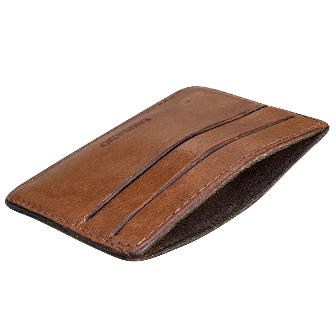 JOSH Men's Skinny Handmade Leather Cardholder | Wallet