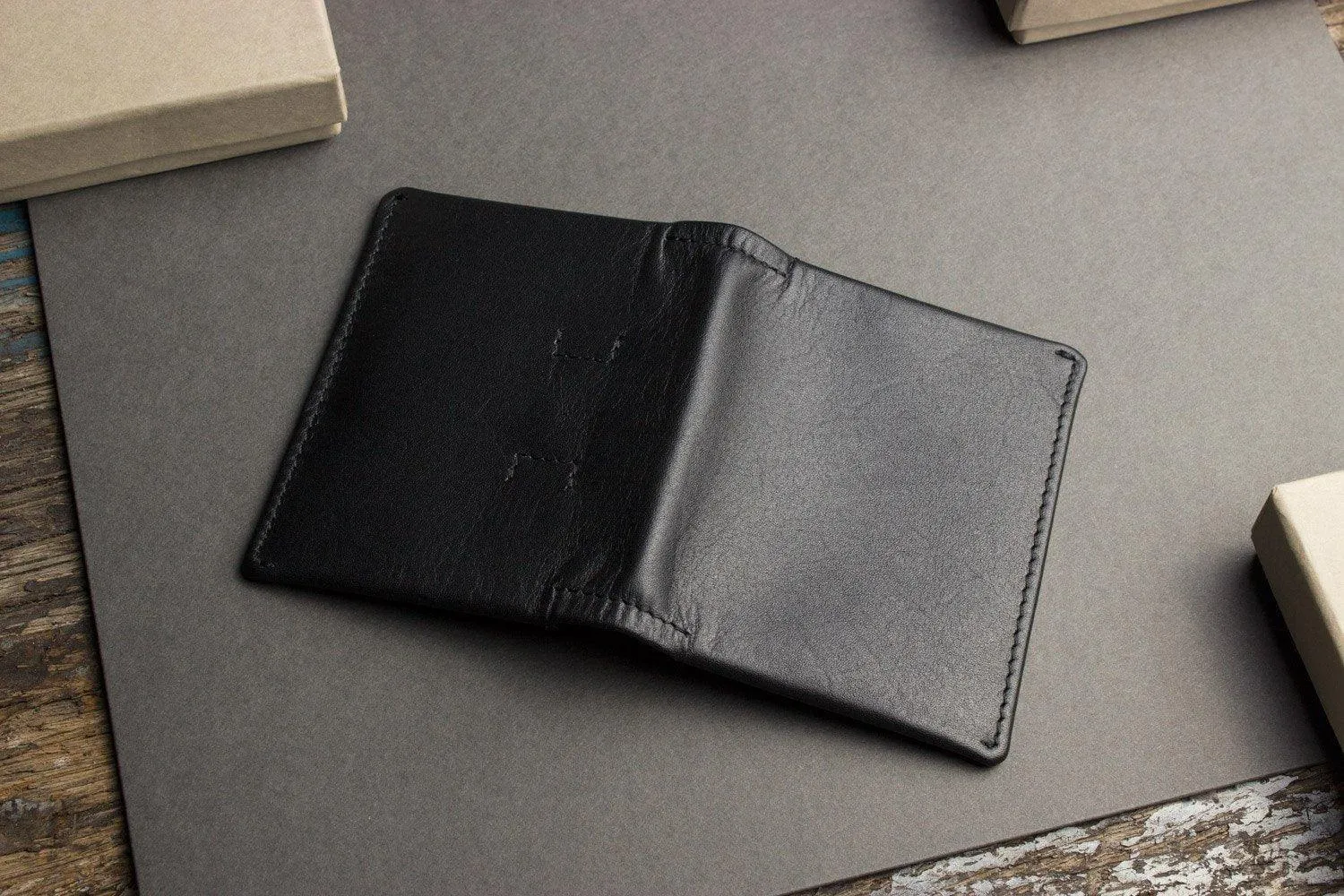 Kiko Leather Slim Bifold Wallet