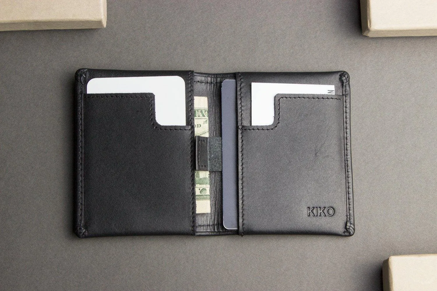 Kiko Leather Slim Bifold Wallet