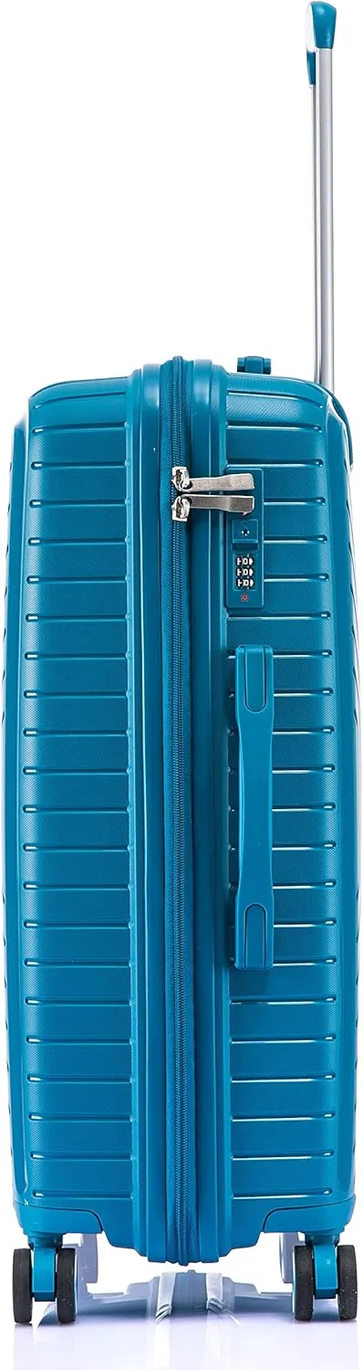 Large Polypropylene Hard Shell Suitcase PP20- Blue