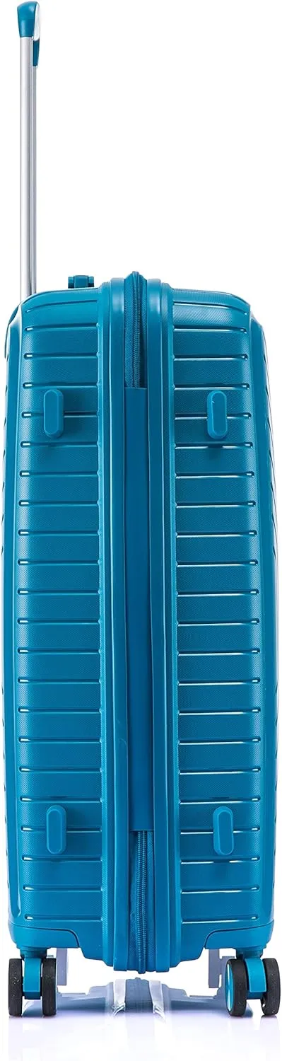 Large Polypropylene Hard Shell Suitcase PP20- Blue