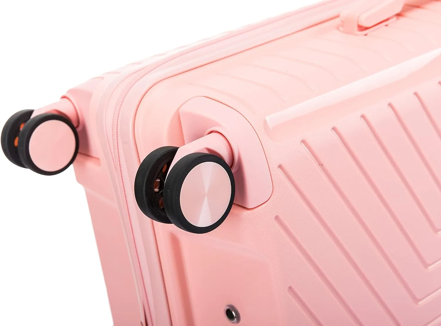 Large Polypropylene Hard Shell Suitcase PP20- Light Pink