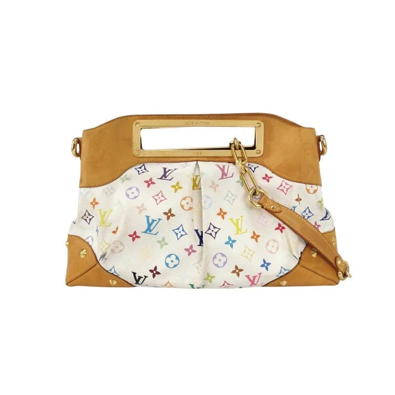 Louis Vuitton Judy Multicolor Canvas Leather Bag 41x27x15cm