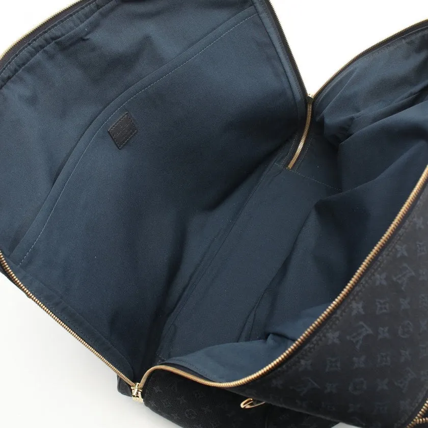 Louis Vuitton Monogram Black Denim 2Way Travel Bag Medium