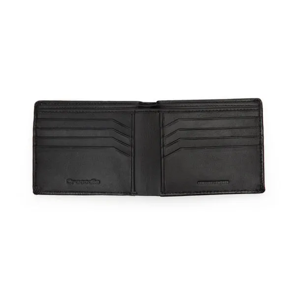 Luxury Crocodile Bifold-Black