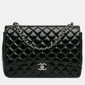 Maxi Classic Patent Double Flap