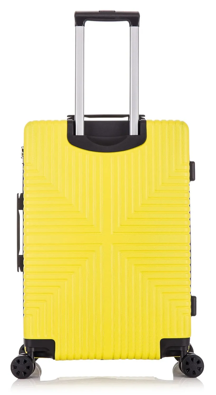 Medium ABS-30 Lightweight Hard Shell Suitcase - Yellow