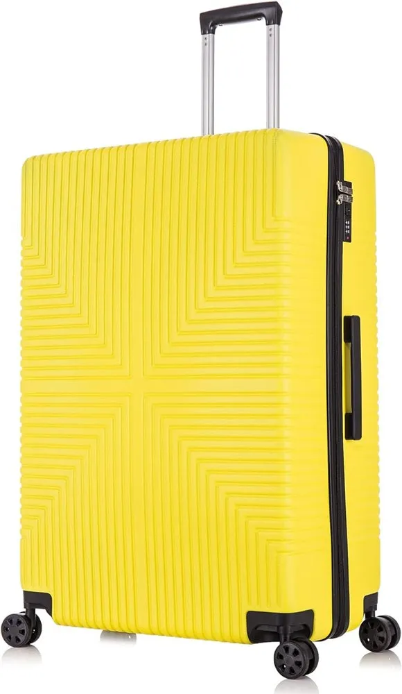 Medium ABS-30 Lightweight Hard Shell Suitcase - Yellow