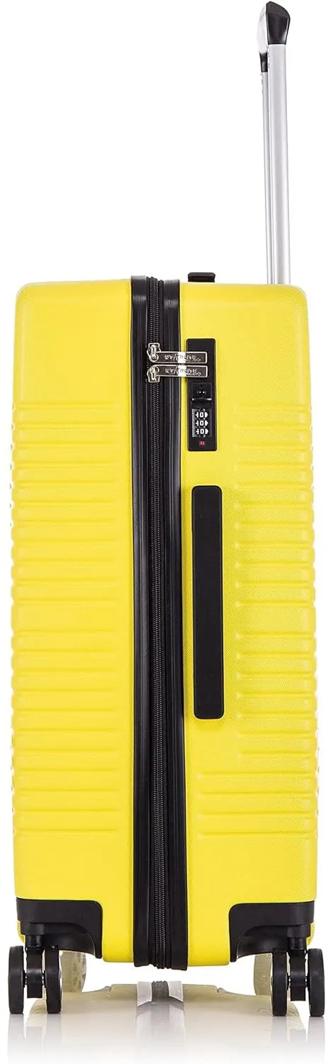 Medium ABS-30 Lightweight Hard Shell Suitcase - Yellow