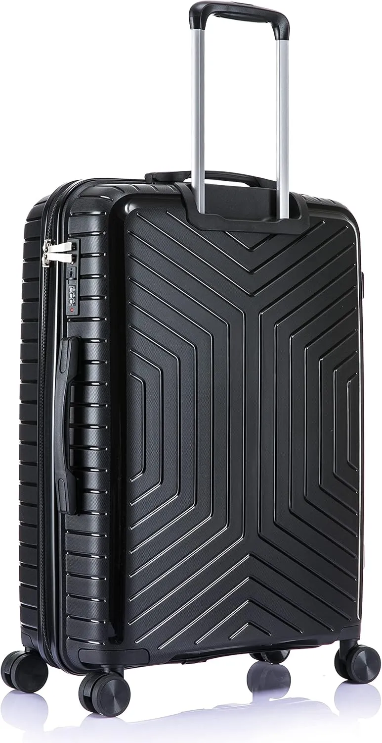 Medium Polypropylene Hard Shell Suitcase PP20- Black