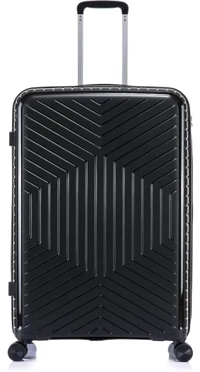 Medium Polypropylene Hard Shell Suitcase PP20- Black