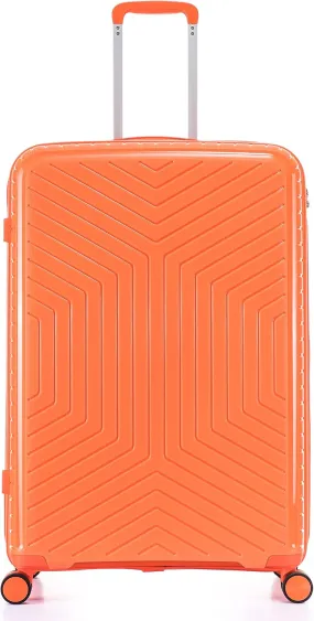 Medium Polypropylene Hard Shell Suitcase PP20- Orange