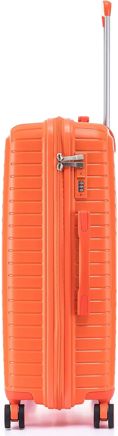 Medium Polypropylene Hard Shell Suitcase PP20- Orange