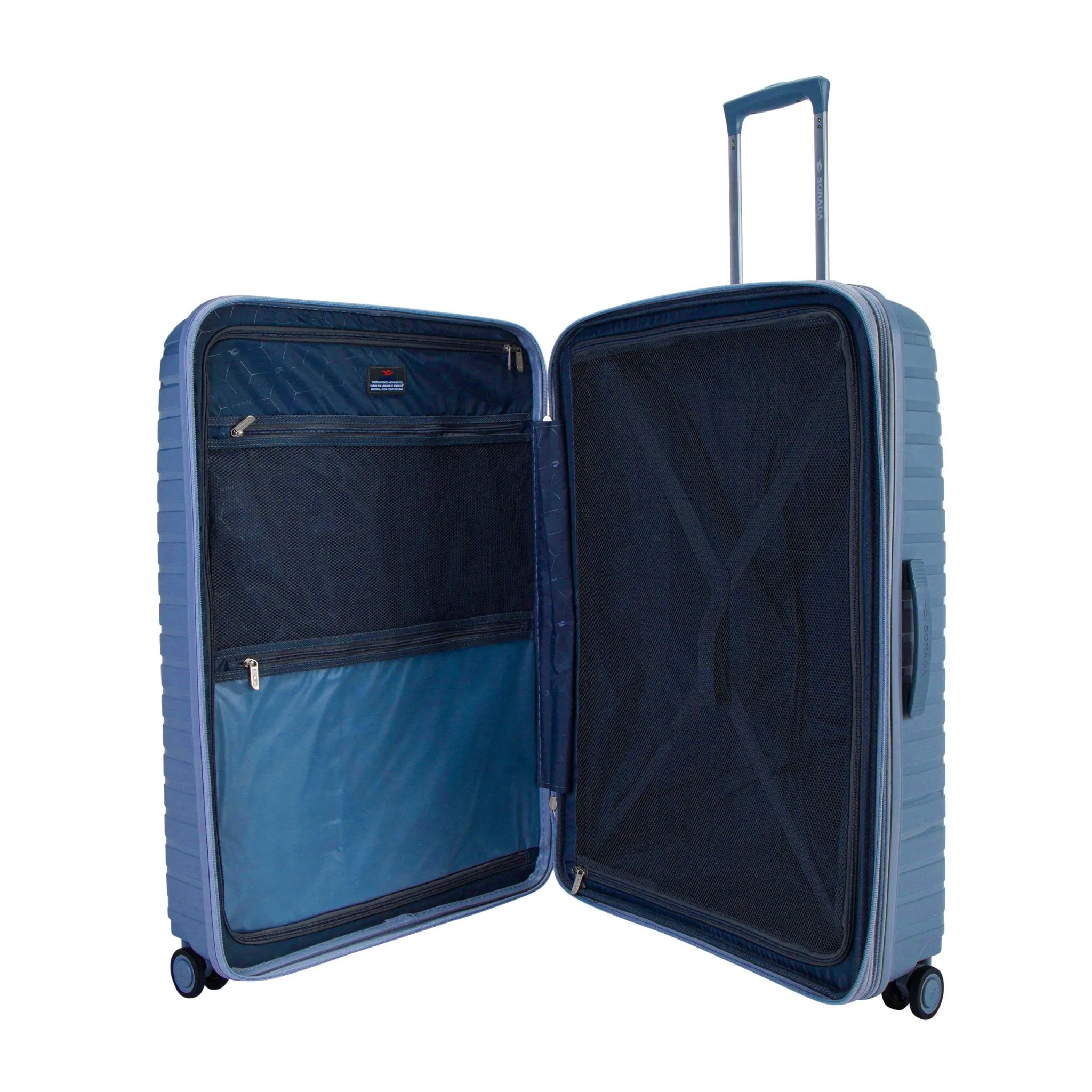 Meteor Suitcase Set of 3   Beauty Case - BlueBerry