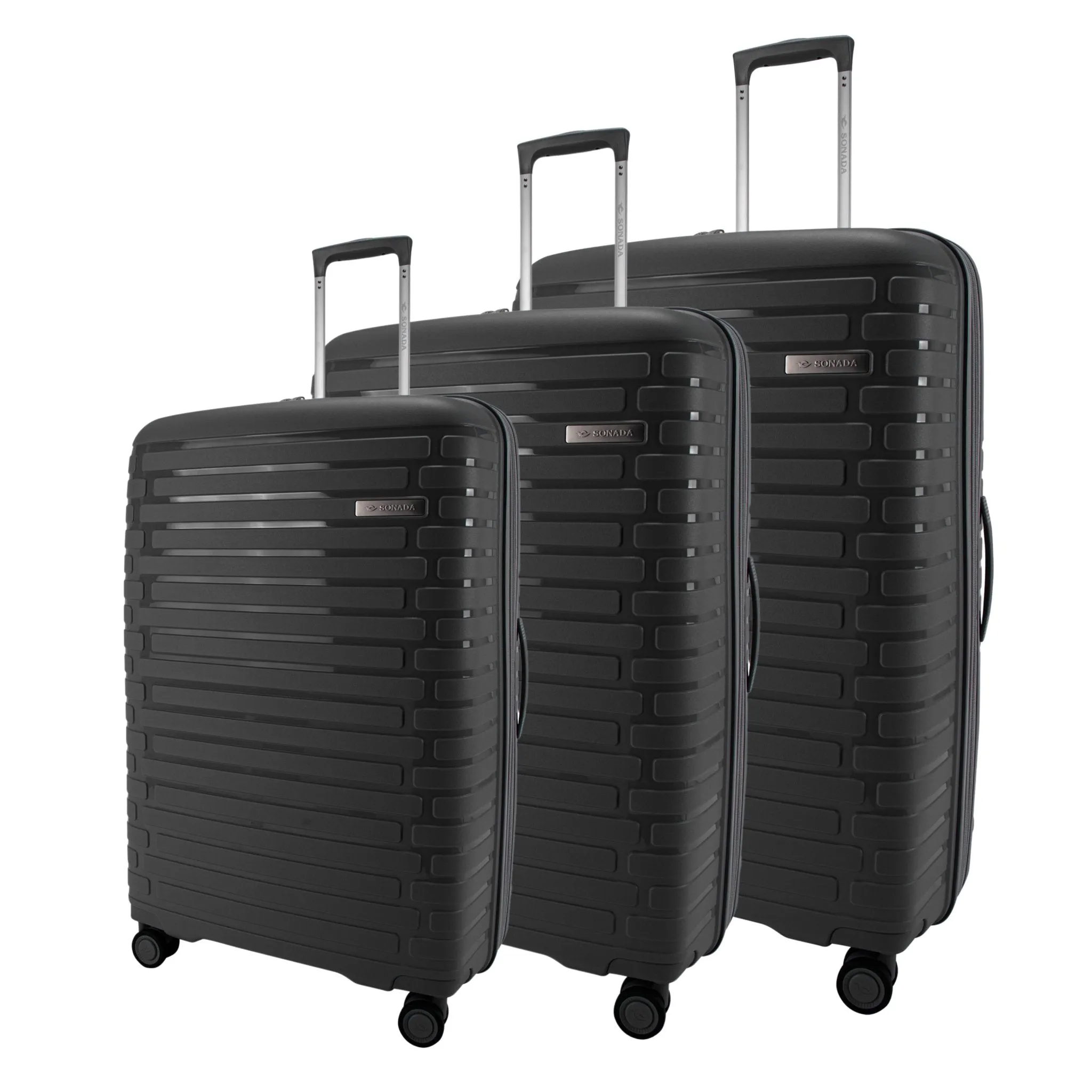 Meteor Suitcase Set of 3   Beauty Case - BlueBerry