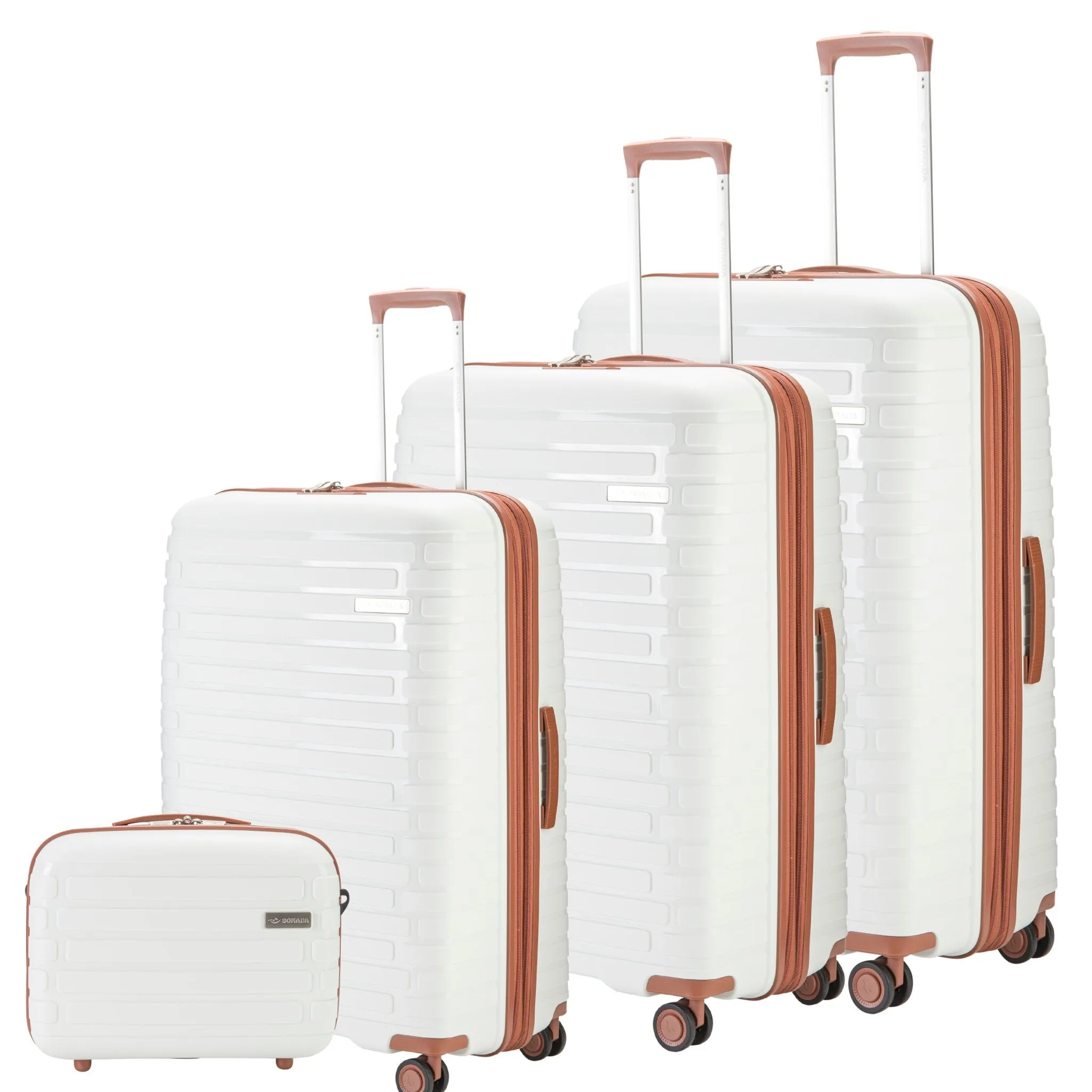 Meteor Suitcase Set of 3   Beauty Case - BlueBerry