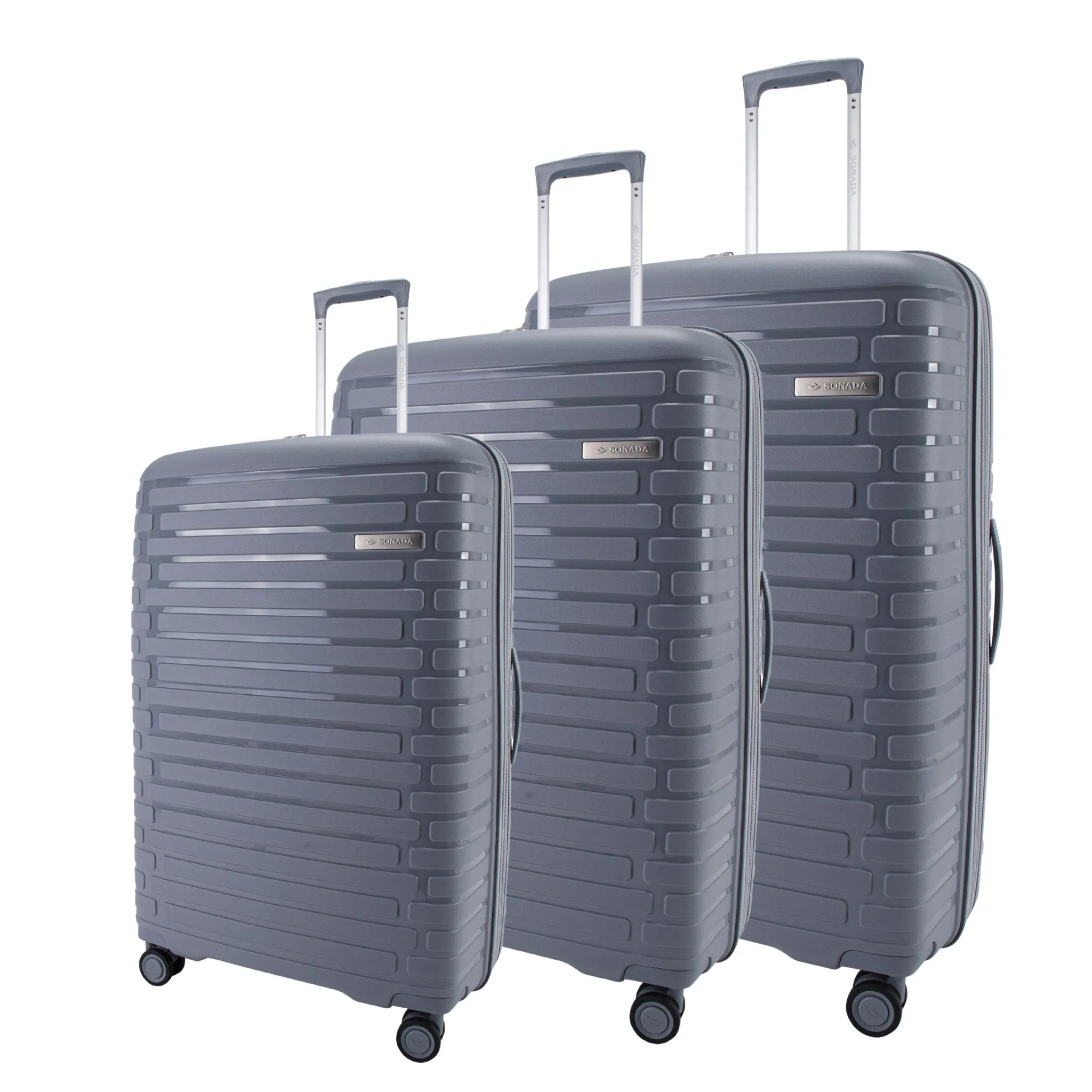 Meteor Suitcase Set of 3   Beauty Case - BlueBerry