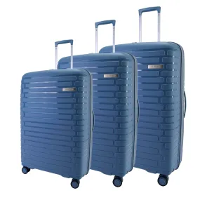 Meteor Suitcase Set of 3   Beauty Case - BlueBerry