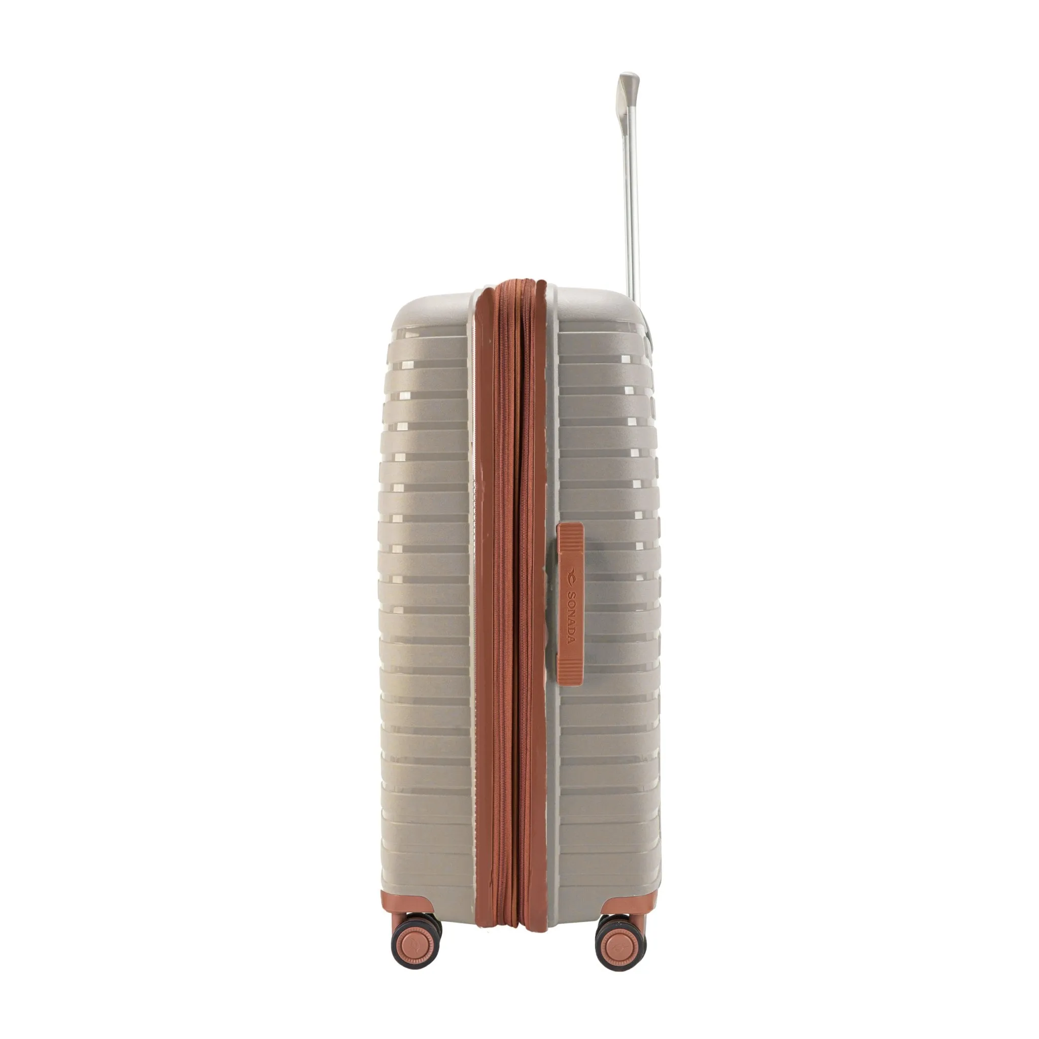 Meteor Suitcase Set of 3   Beauty Case - Feather Grey