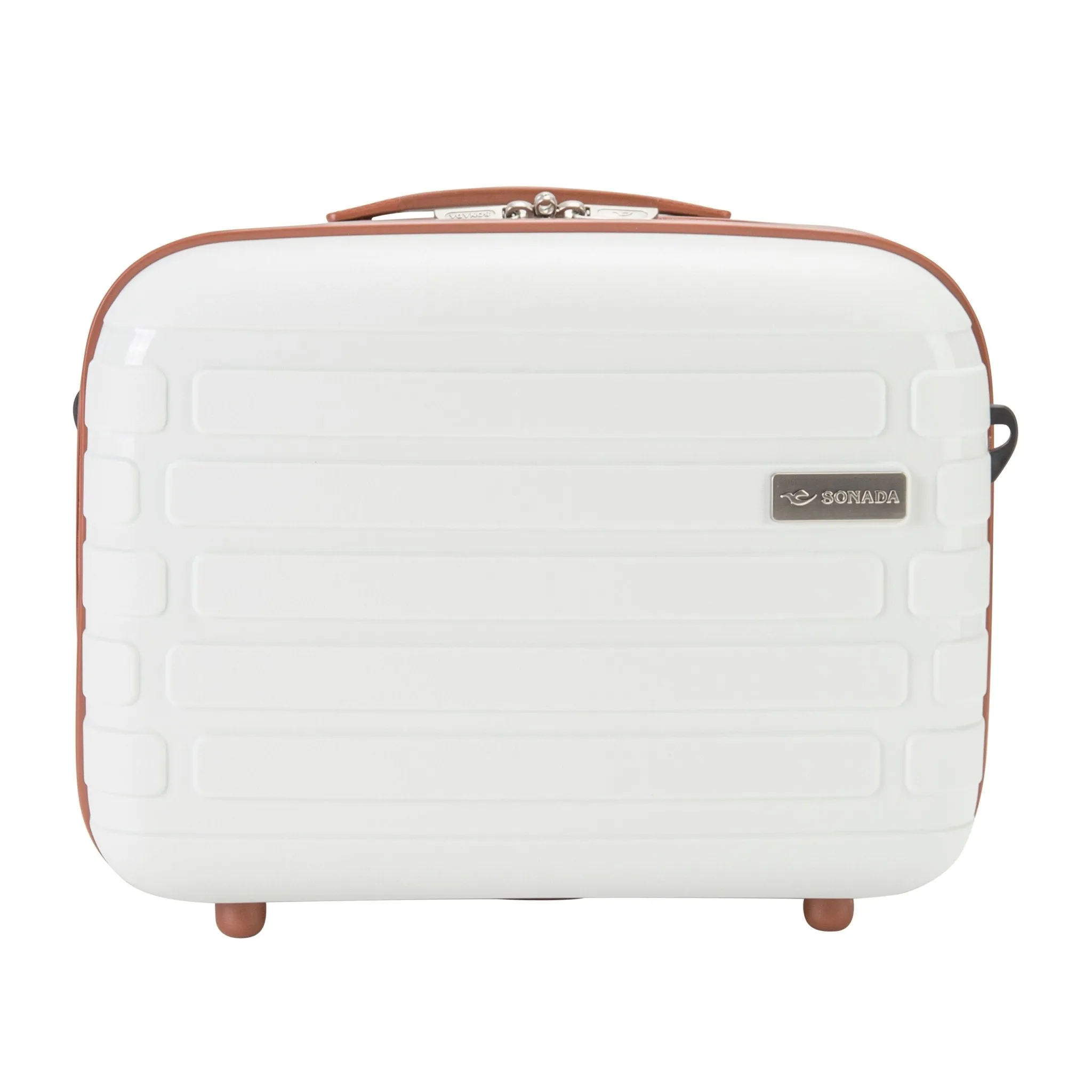 Meteor Suitcase Set of 3   Beauty Case - White