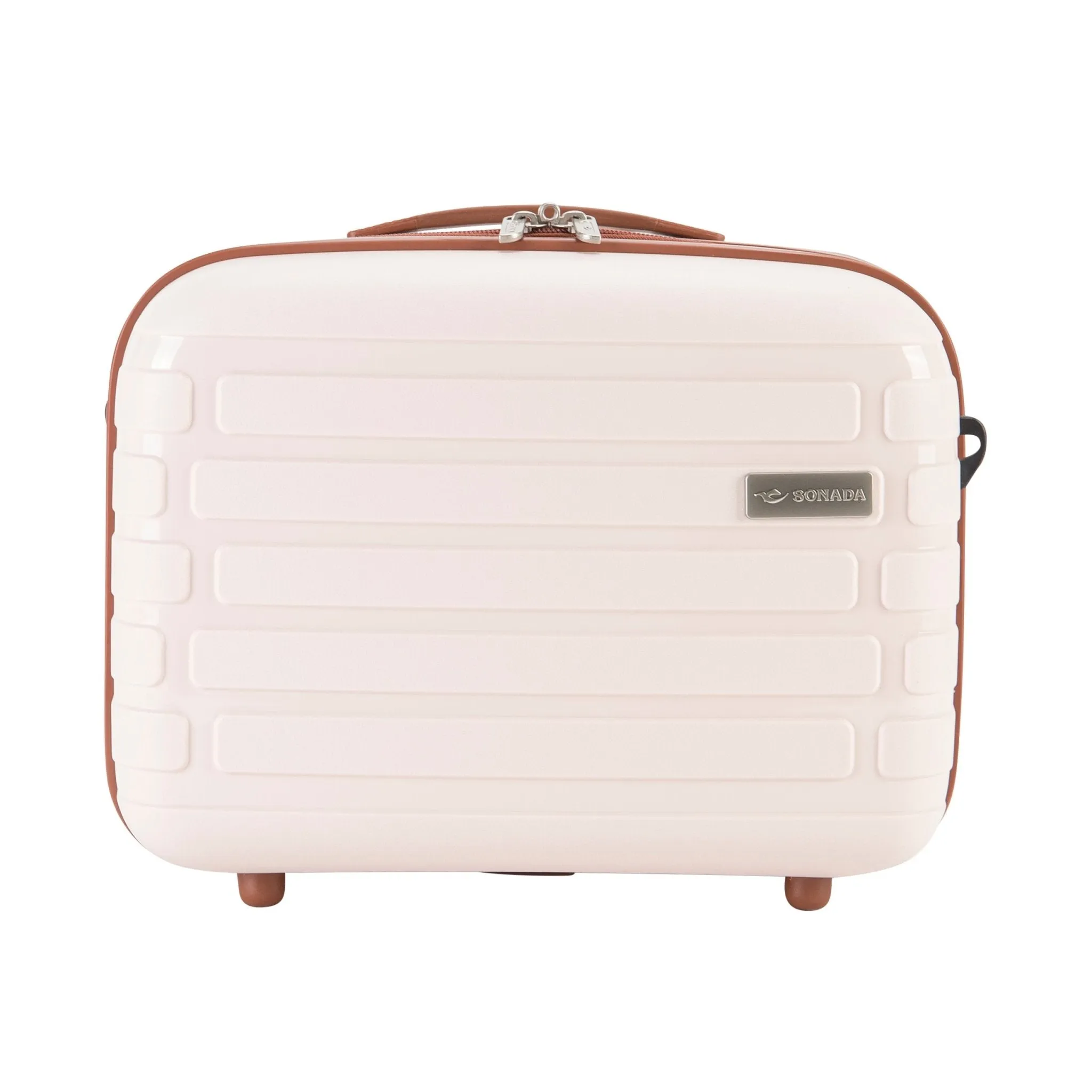 Meteor Suitcases Set of 3   Beauty Case - Soft Pink