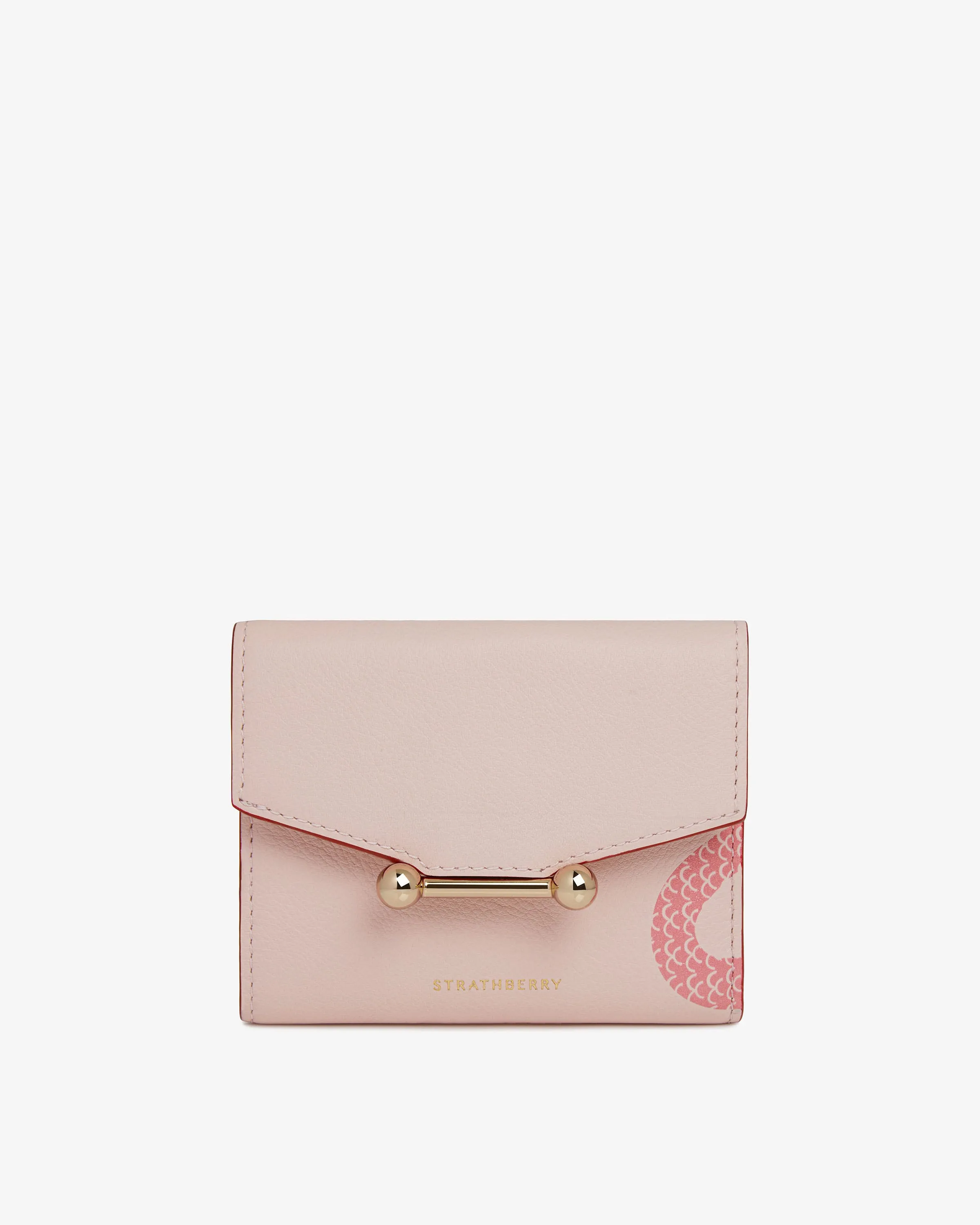 Mosaic Trifold Wallet - LNY Snake Caledonian Pink