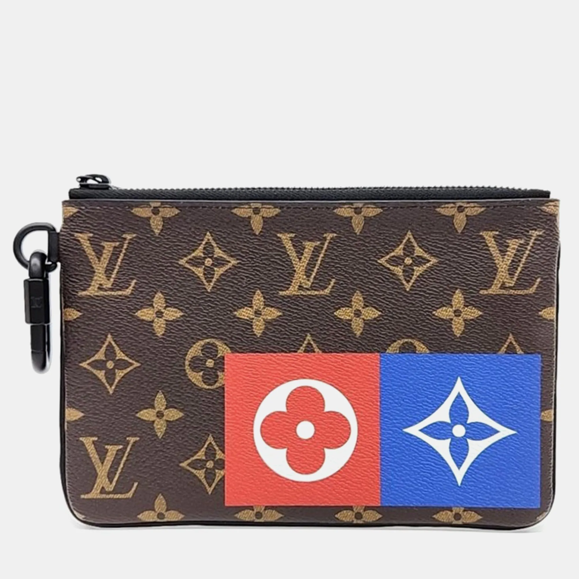 Multicolor Monogram Canvas Chain Pochette