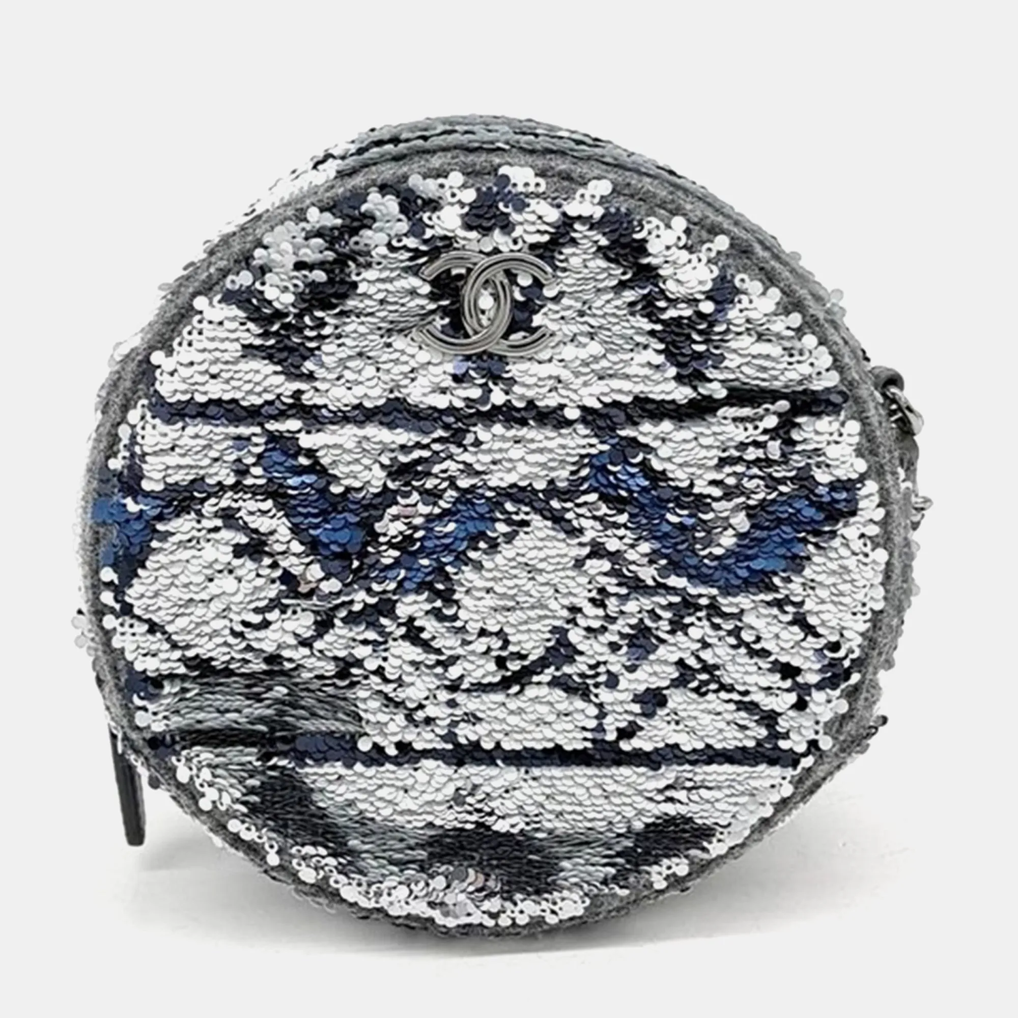 Multicolor Sequin round mini cross bag